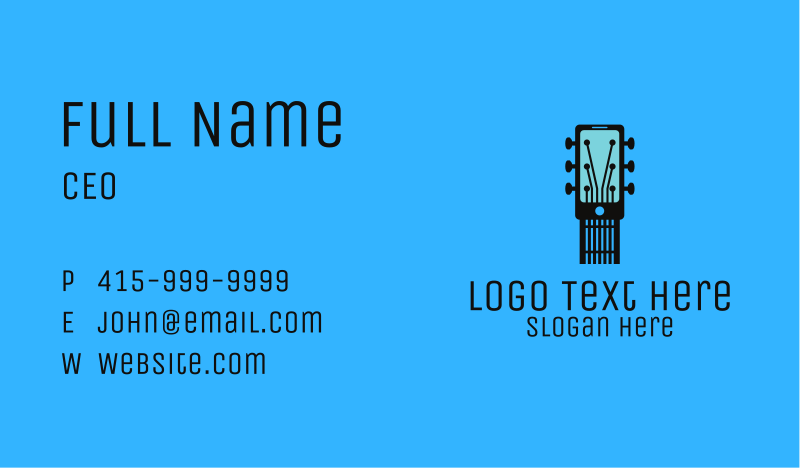 Composition Business Card example 2