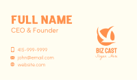 Sunset Flying Bird  Business Card