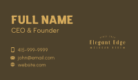 Elegant Fashion Boutique Business Card Image Preview