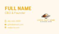 Chainsaw Woodwork Carpentry Business Card Design