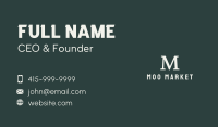 Marketing Firm Lettermark Business Card Image Preview