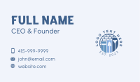 Brick Wall Cleaning Tools Business Card