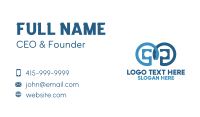 Interlocked Business Card example 2