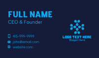 Blue Tech Company Business Card