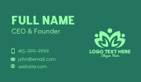 Green Eco Community Business Card Design