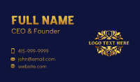 Premium Shield Crest Business Card