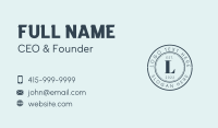 Academy College Lettermark Business Card