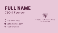 Woman Organic Spa Business Card