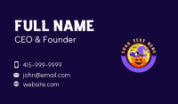 Halloween Pumpkin Moon Business Card