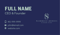 Insurance Firm N & H  Business Card Design