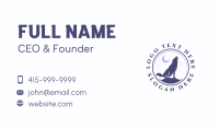 Howling Wolf Dog Business Card