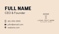 Industrial Construction Builder Business Card