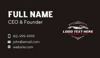 Automotive Car Crest Business Card Design