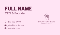 Plus Size Bikini Lingerie Business Card