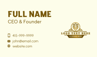 Elegant Regal Lion Business Card