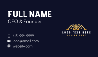 Roofing Real Estate Property Business Card