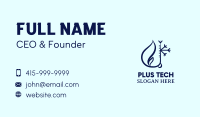 Fire Cooling Thermometer  Business Card Design