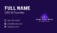 Pixelated Planet Arcade Business Card