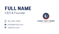 Professional Consulting Firm Business Card