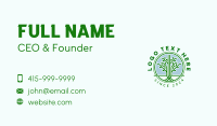 Tree Garden Landscaping Business Card