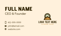 Wood Saw Cutter Business Card