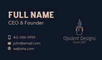 Spa Wax Candle  Business Card Image Preview