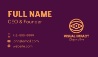 Golden Eye Sparkle Business Card Image Preview