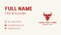 Red Bull Farm Business Card