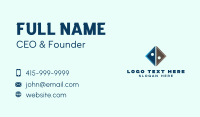 Triangle Tech Company  Business Card Design