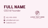 Mental Therapy Counseling Business Card Design