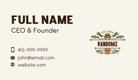 Restaurant Business Card example 2