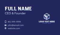 Printing Machine Cube Business Card