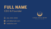 Boutique Floral Moon Business Card