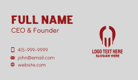 Sparta Business Card example 4