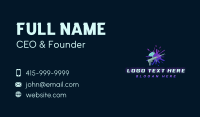 Paintball Shooting Gun Business Card