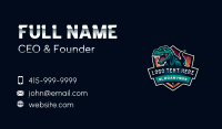 Dinosaur Tyrannosaurus Gaming Business Card