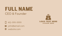 Brewery Pub Bear Business Card