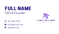 Sprinting Business Card example 4