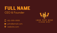 Rock Guitar Hand Business Card