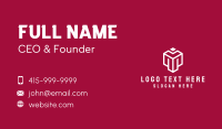 Box Parcel Delivery Business Card