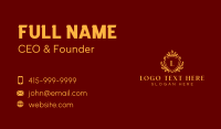 Luxury Decorative Crest  Business Card