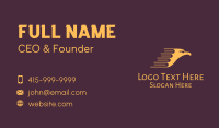 Yellow Eagle Book Business Card