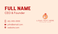 Rose Flower Hand Business Card