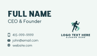 Running Sports Fitness  Business Card