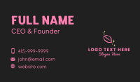 Pink Lips Cosmetics Business Card