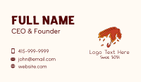 Falling Leaves Business Card example 3