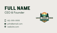 Outdoor Mountain River Business Card