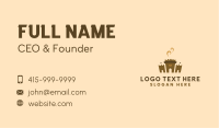 Coffee Castle Fortress Business Card
