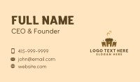 Organic Coffee Business Card example 2