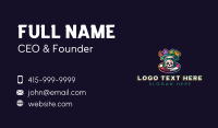 Gaming Poker Skull Business Card